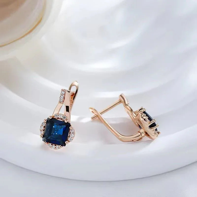 14k Sapphire Earrings.