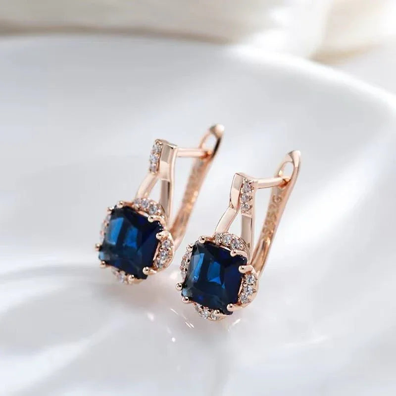 14k Sapphire Earrings.
