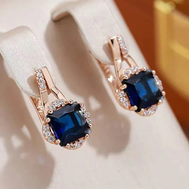 14k Sapphire Earrings.