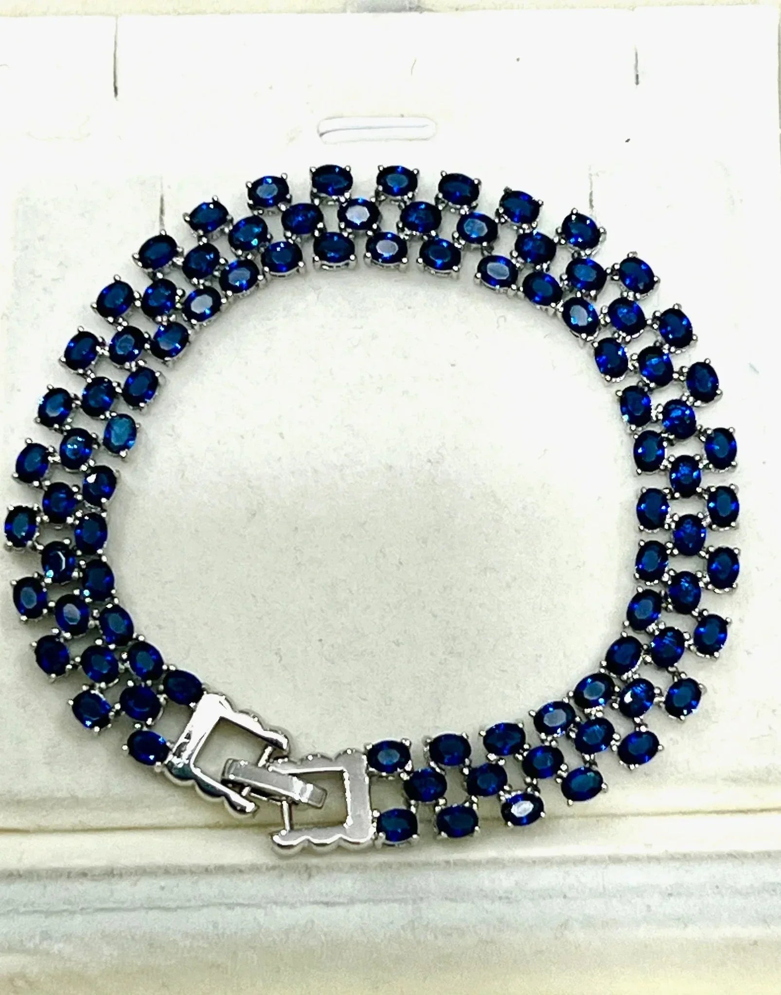 Geometric Triple - Gemstone Bracelets – Gold - Plated Sterling Silver - Eva & Elie