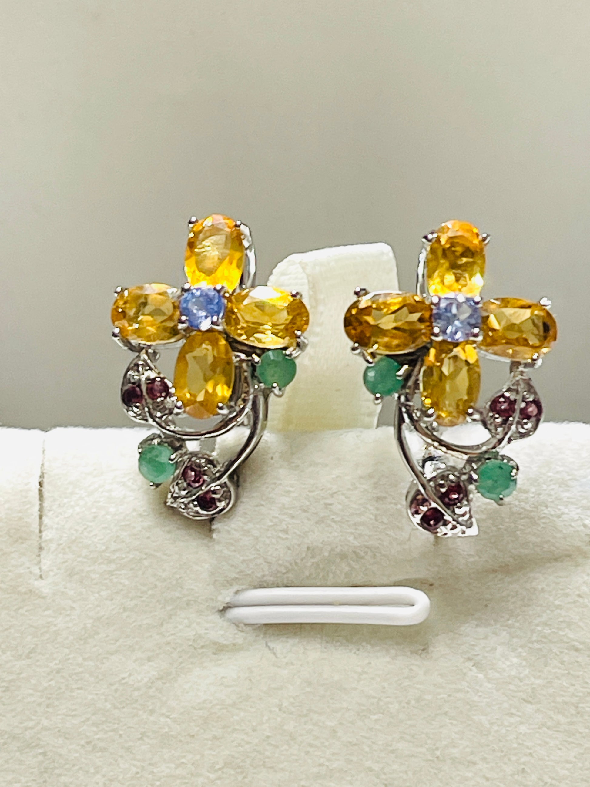 Handmade Genuine Citrine and Peridot Set