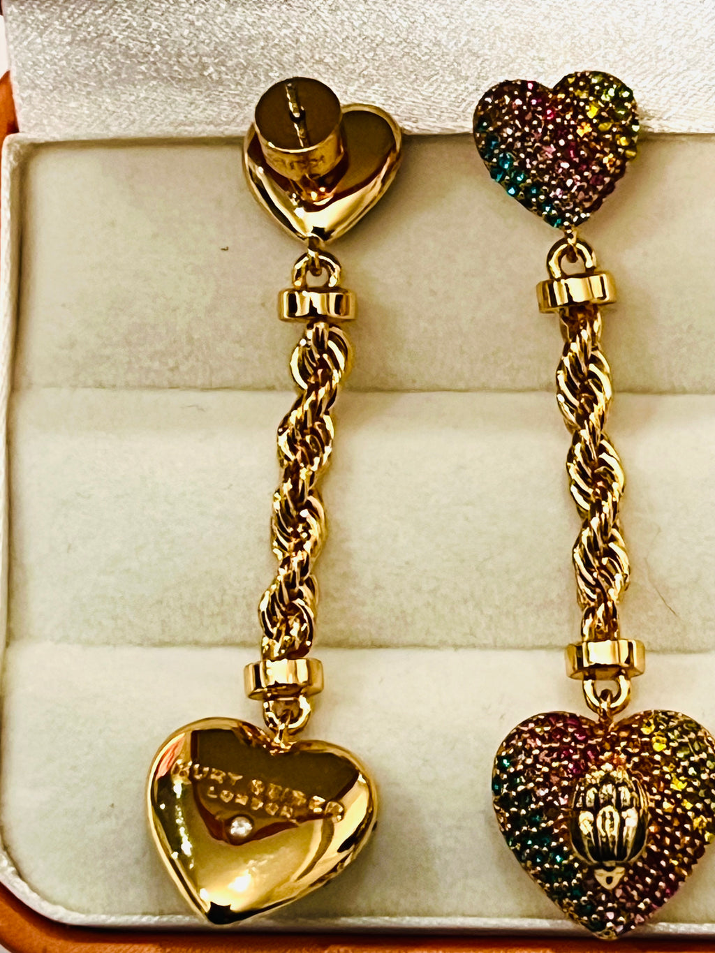 Kurt Geiger Heart Earrings