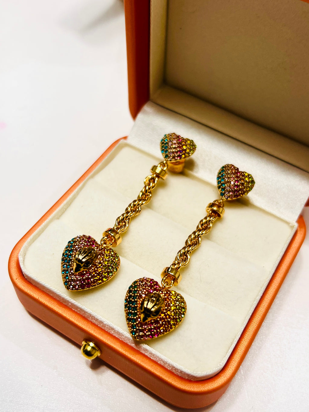 Kurt Geiger Heart Earrings
