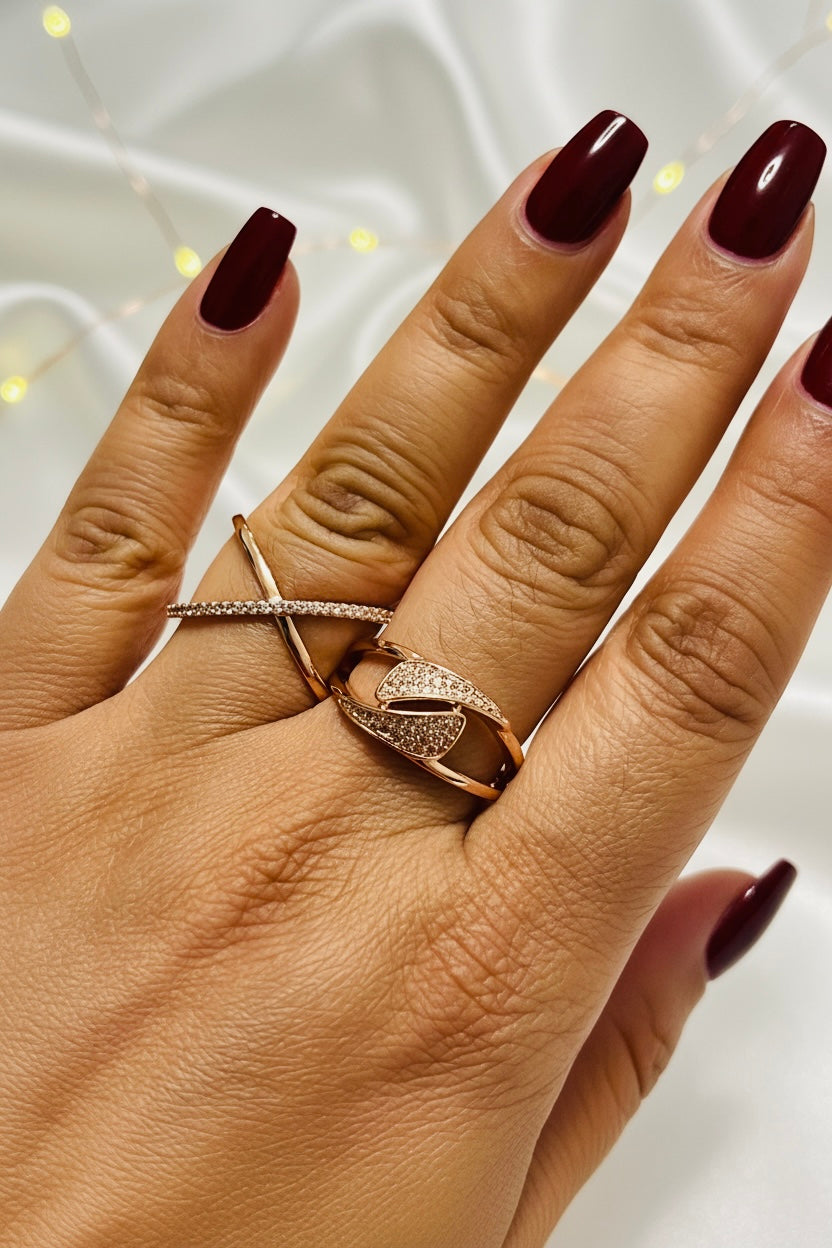 14k Rolled Gold Rings Set