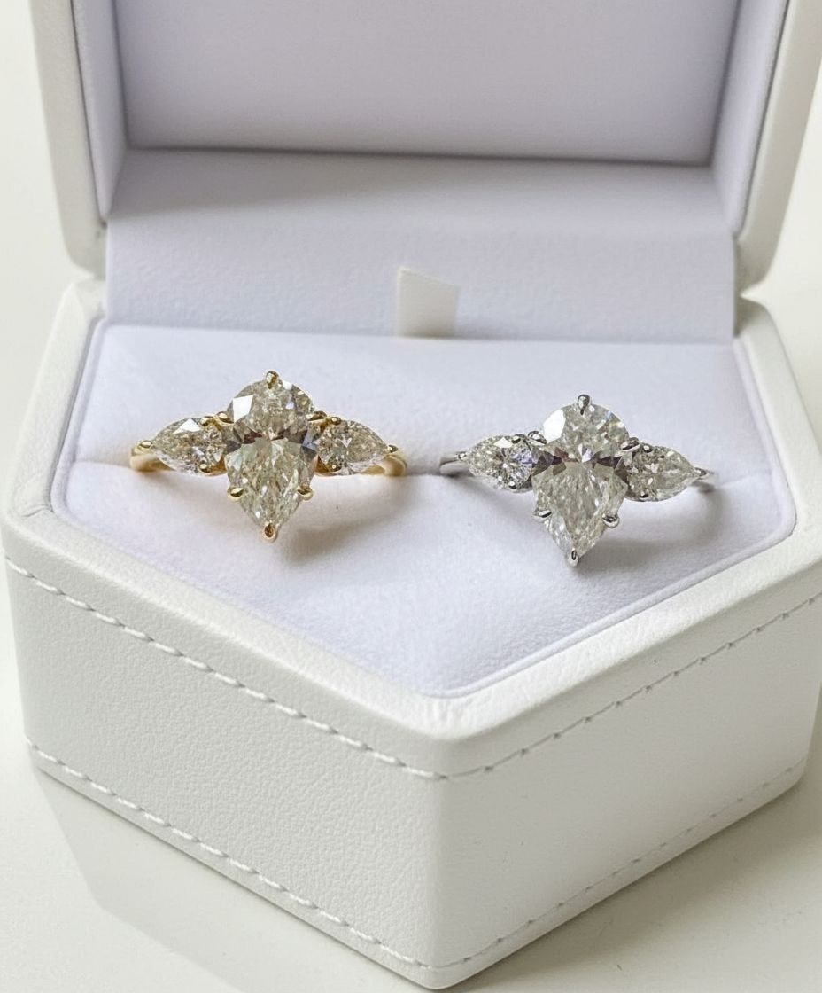 Stunning Diamond Moissanite Ring 4.25CT- Engagement Collection