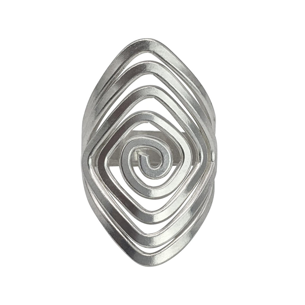 Statement Solstice Swirl Ring- Waterproof