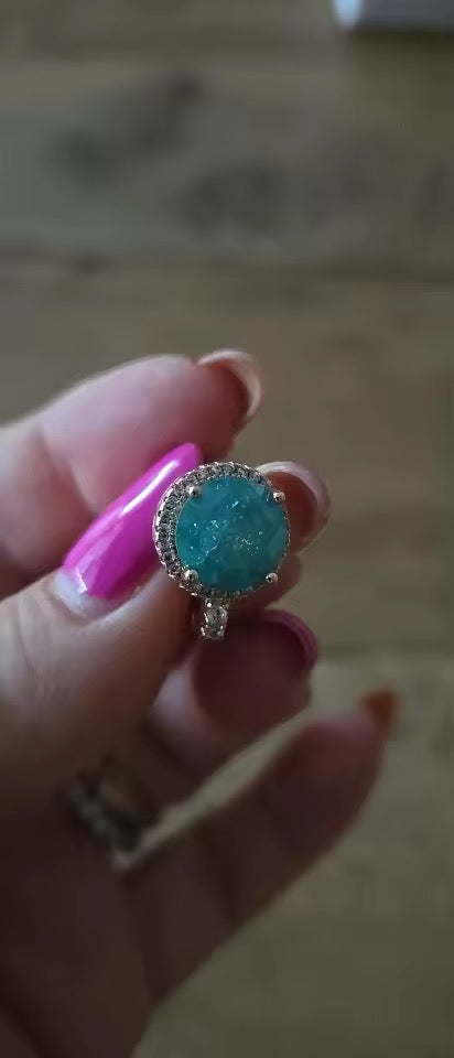 Frosted Opal Icon Earrings in 14K Rolled Gold