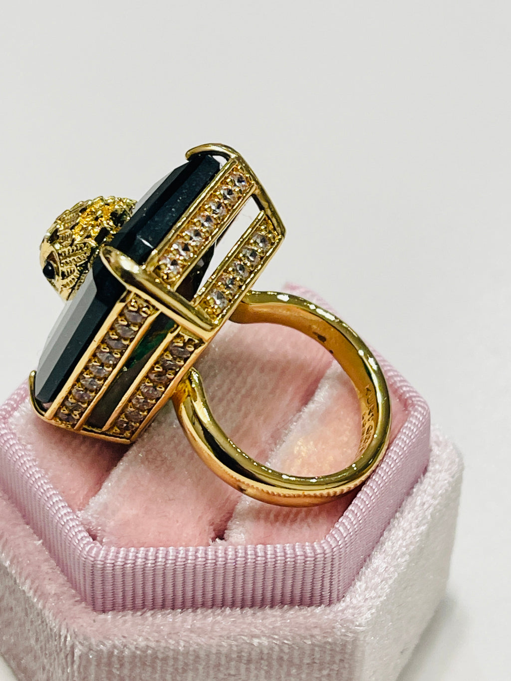 Kurt Geiger Statement Crystal Cocktail Ring (only size 9)
