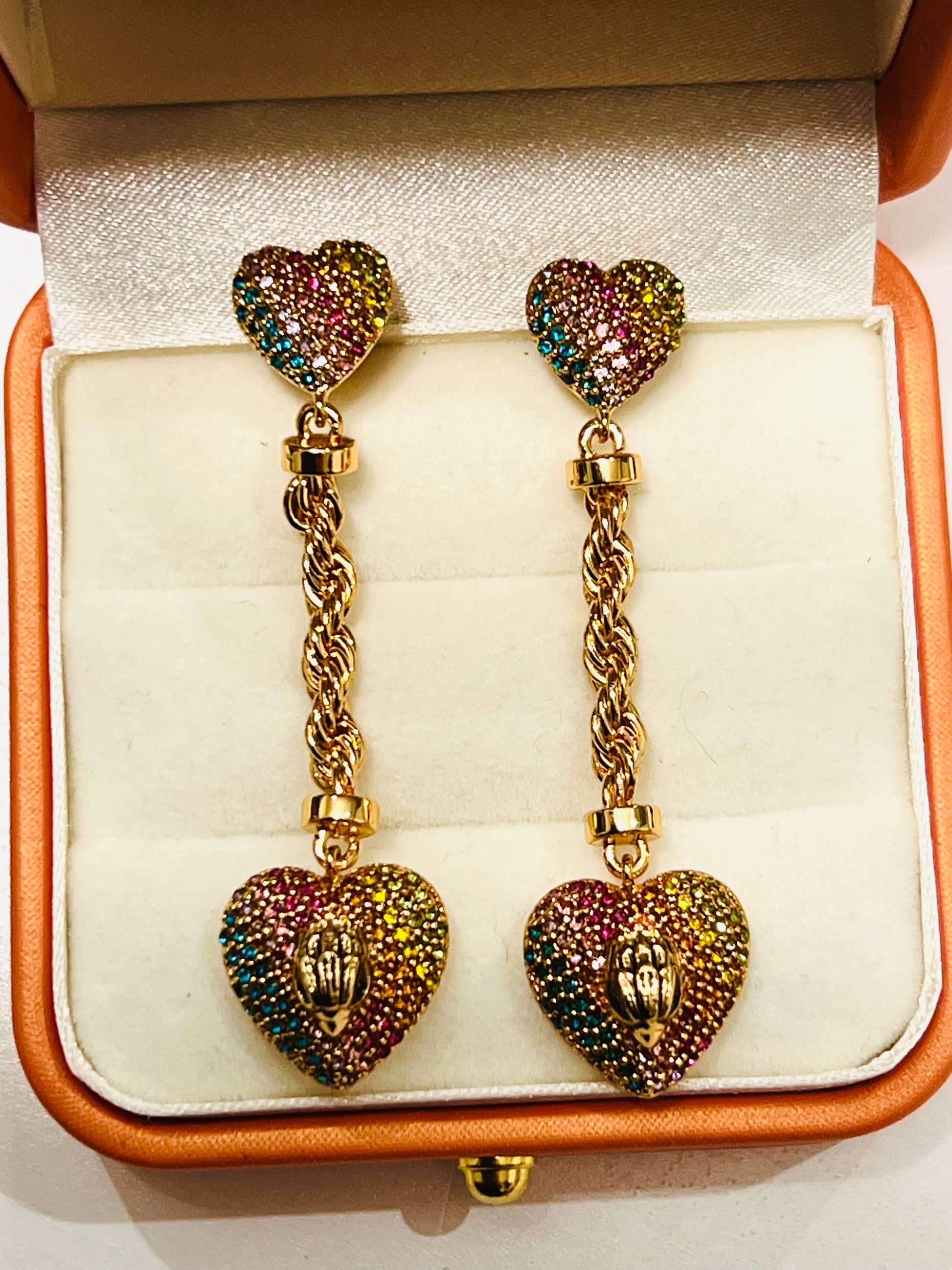 Kurt Geiger Heart Earrings