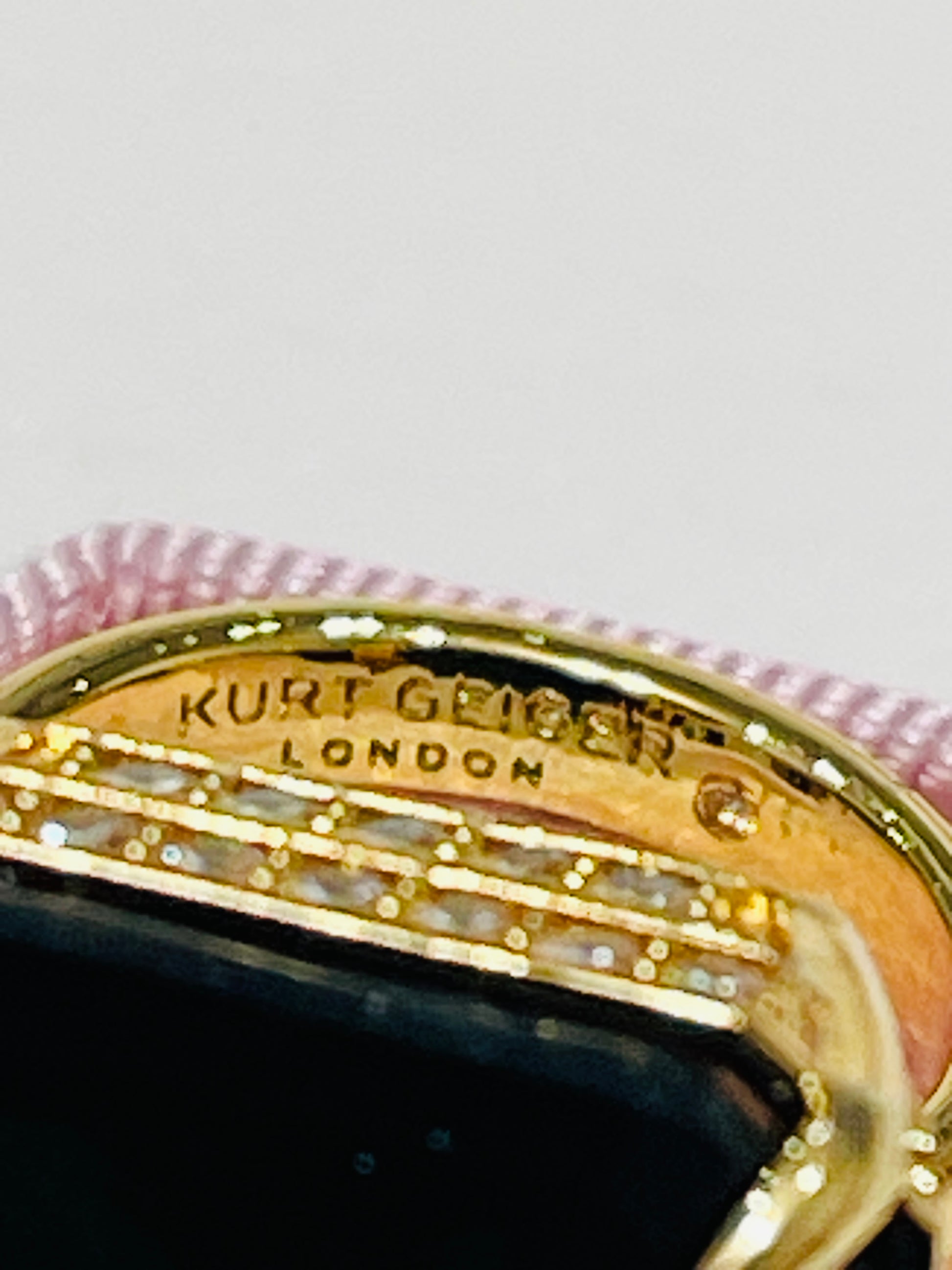 Kurt Geiger Statement Crystal Cocktail Ring (only size 9)