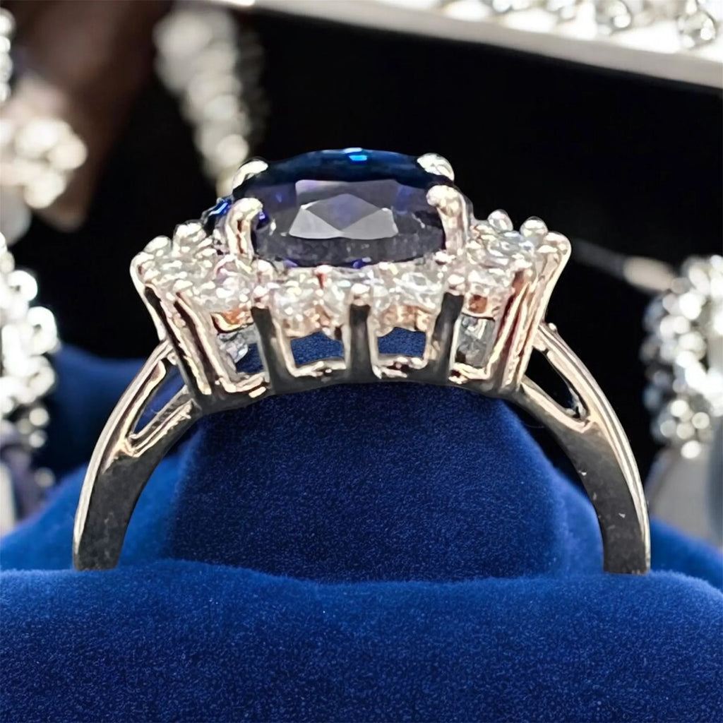 Stunning Sapphrie Princess Diana Ring