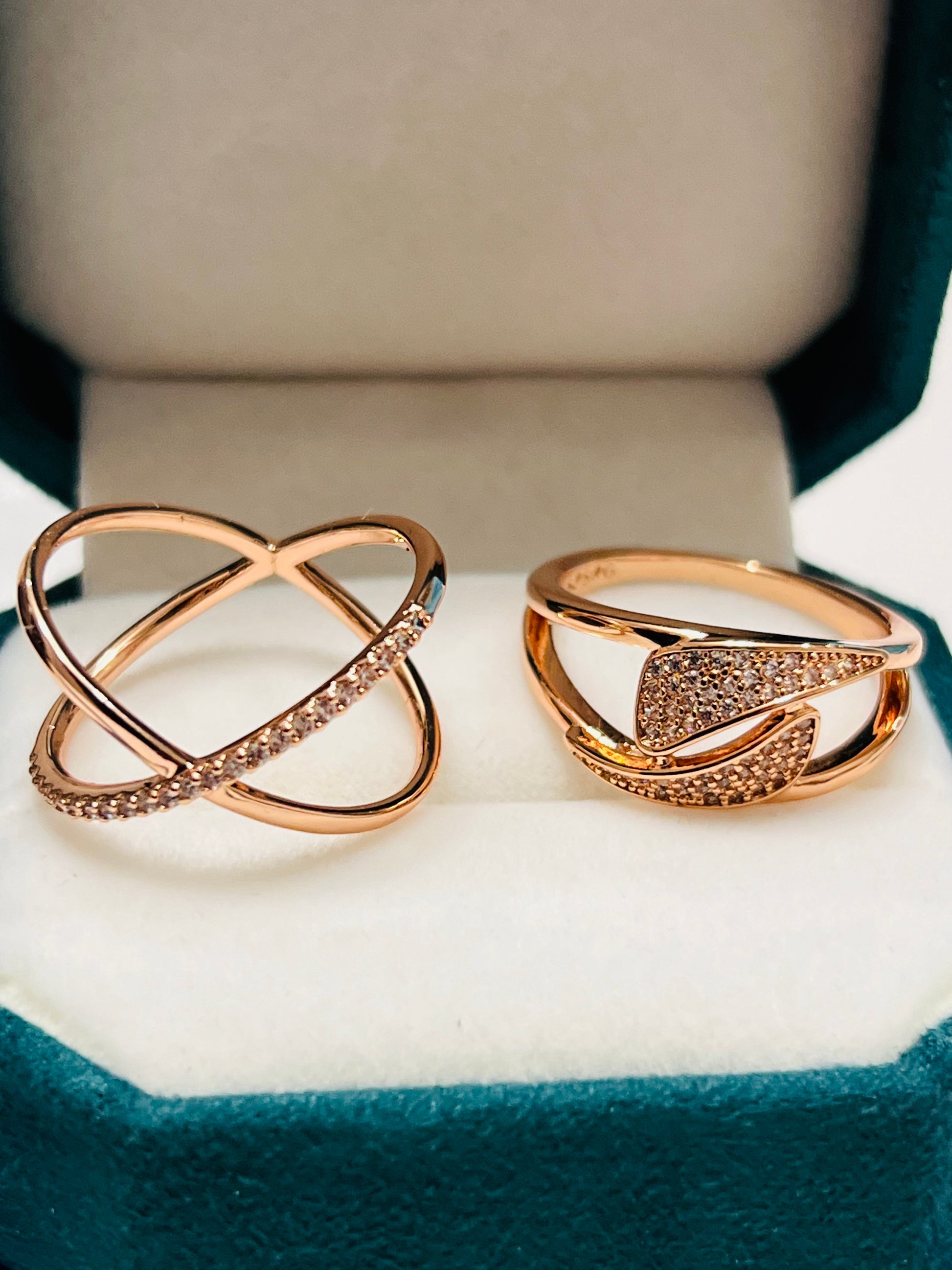 14k Rolled Gold Rings Set