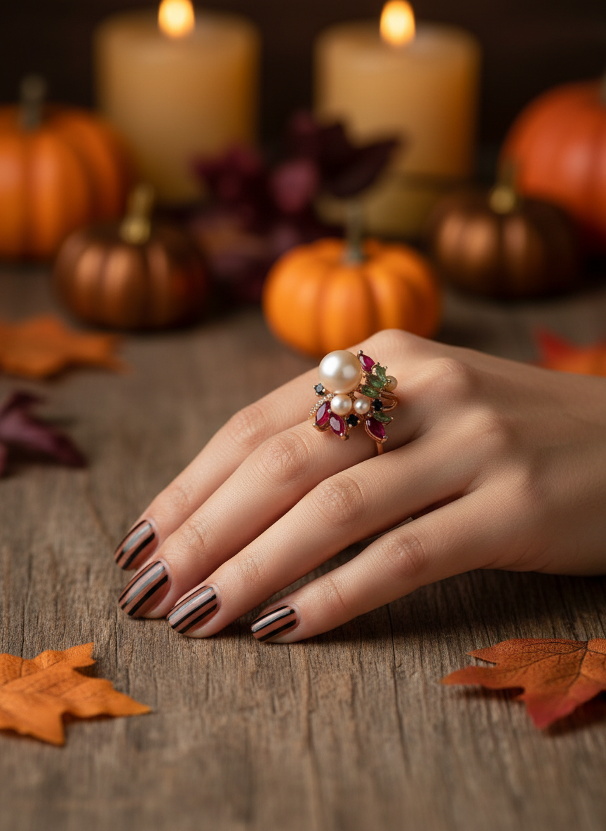 Genuine Ruby, Emerald, sapphires and Pearl Ring- artisan made