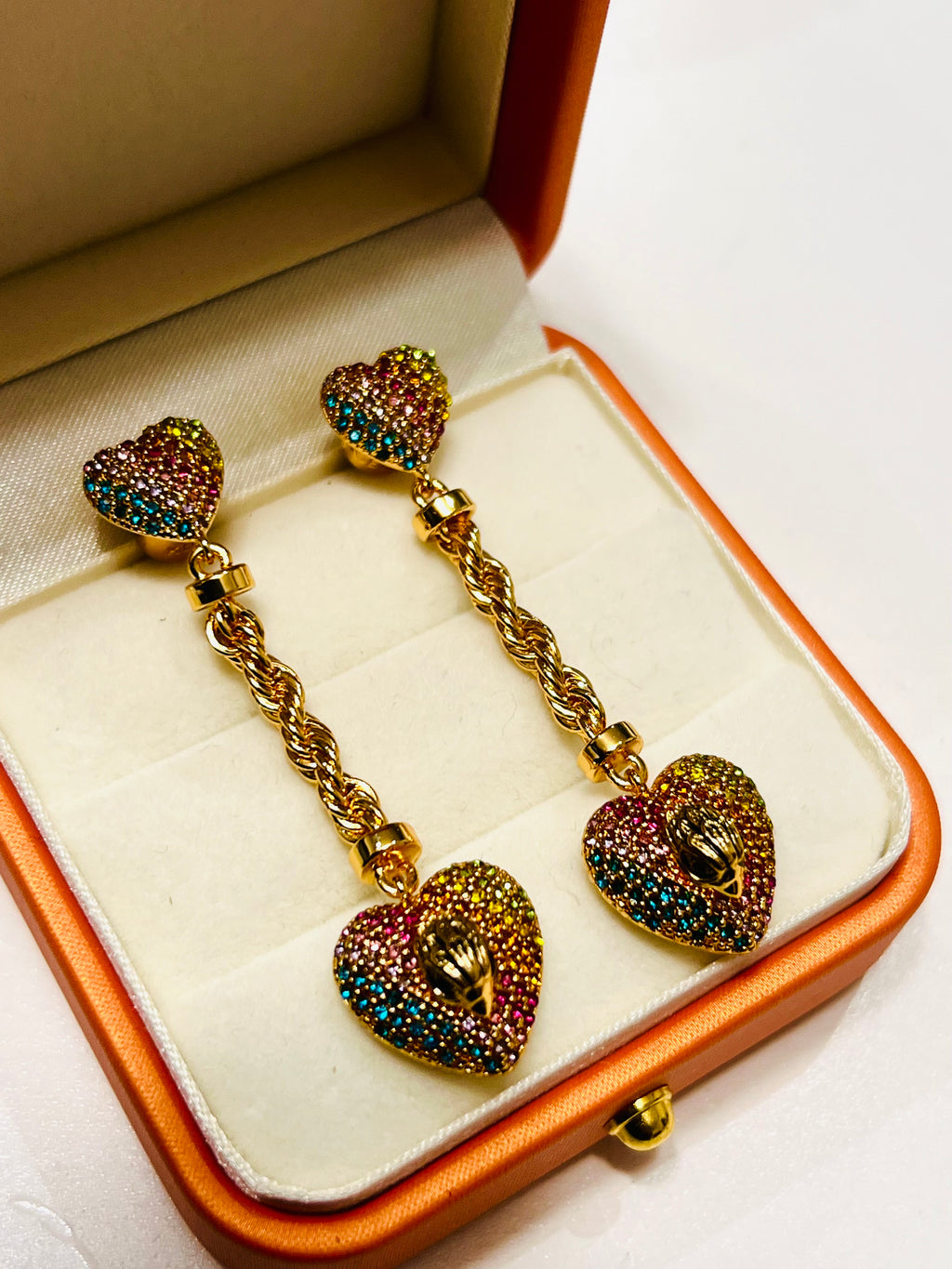 Kurt Geiger Heart Earrings