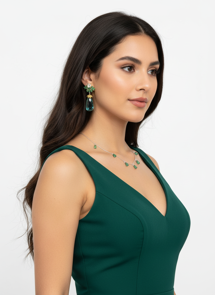 52-Carat Aquamarine Statement Earrings – Gold Vermeil