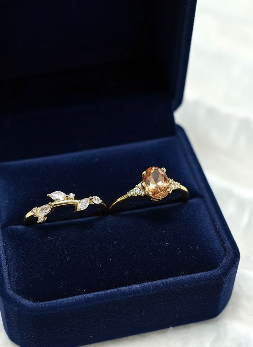 Beautiful ring duo set