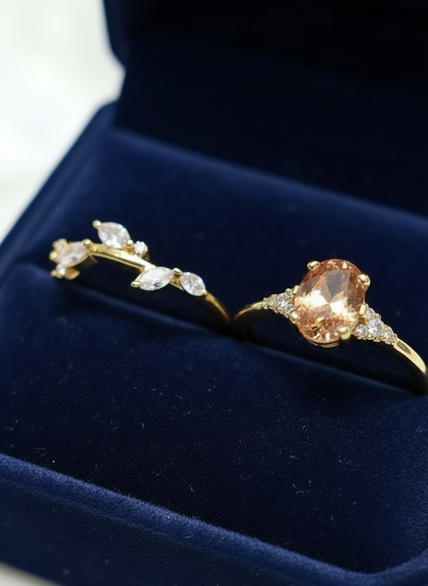 Beautiful ring duo set