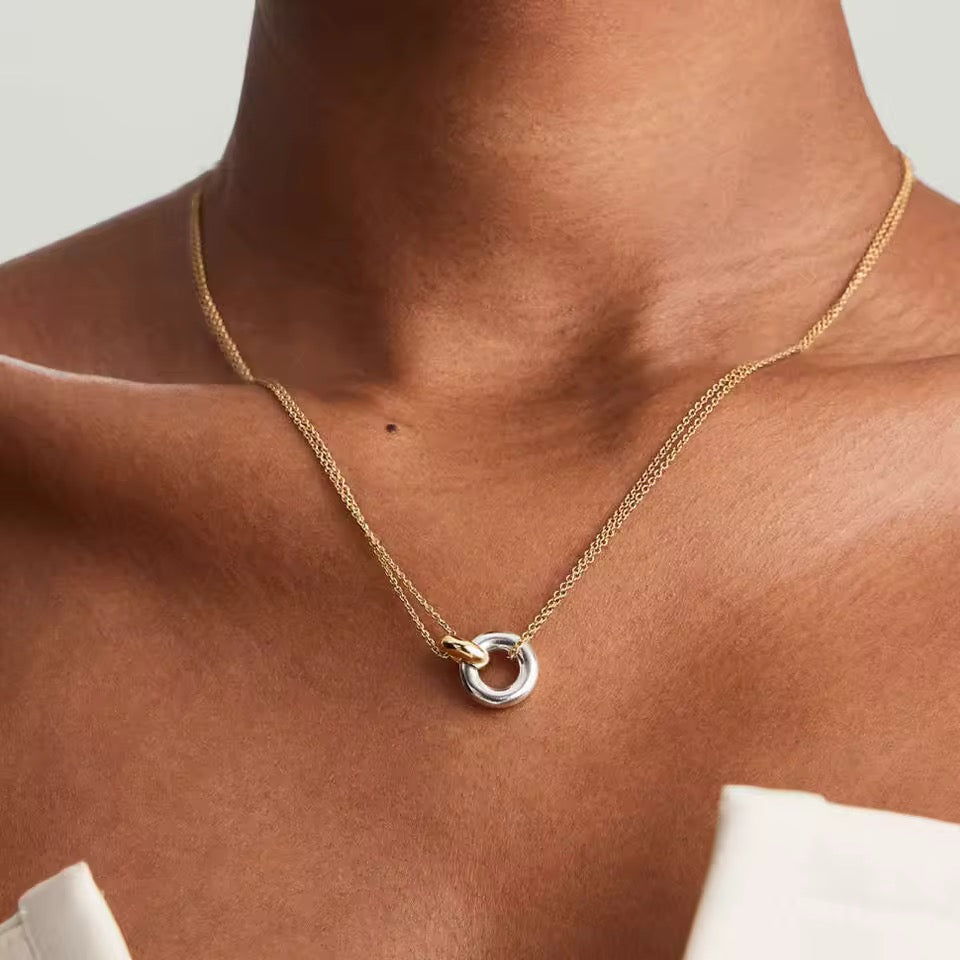 Simple yet chic waterproof PVD Gold Plated Necklace