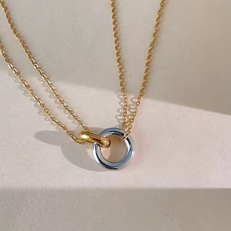 Simple yet chic waterproof PVD Gold Plated Necklace