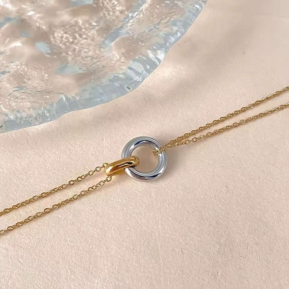 Simple yet chic waterproof PVD Gold Plated Necklace