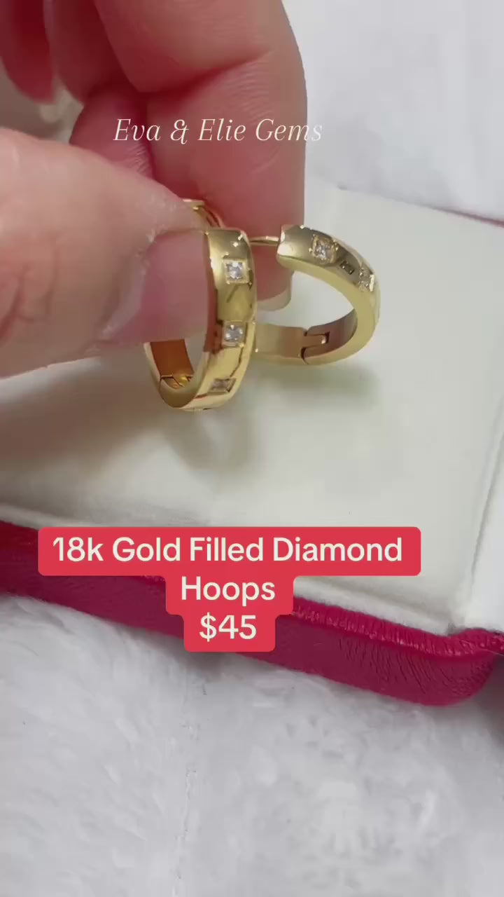  These 18k gold vermeil hoops are a versatile and elegant addition to any daily jewelry collection.