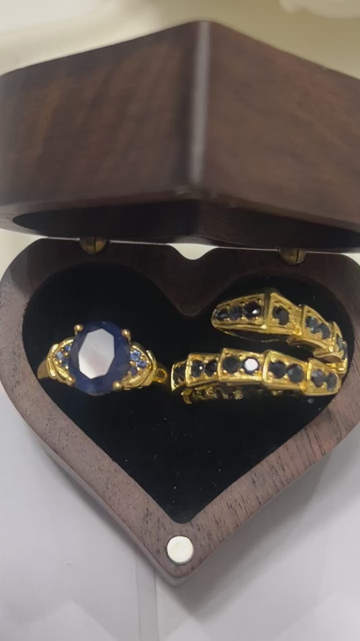 Genuine Sapphires Rings (set or separate)