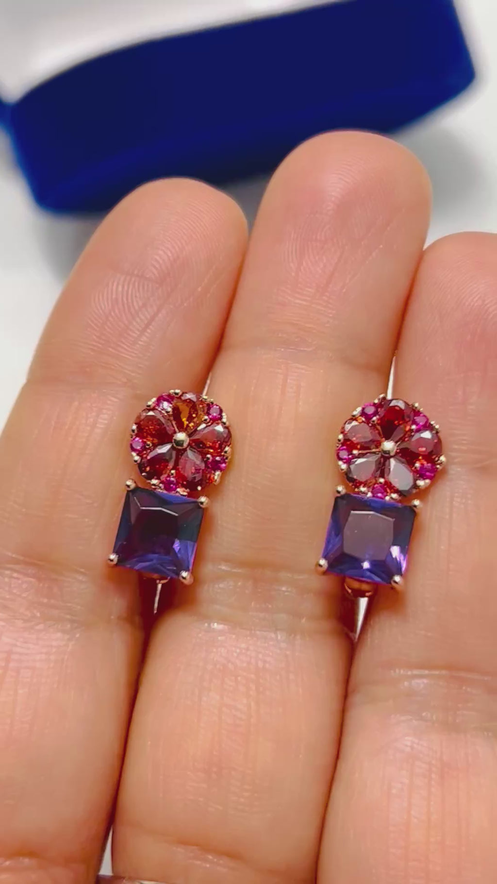 14k Rolled Gold Flower and Minimalistic Earrings