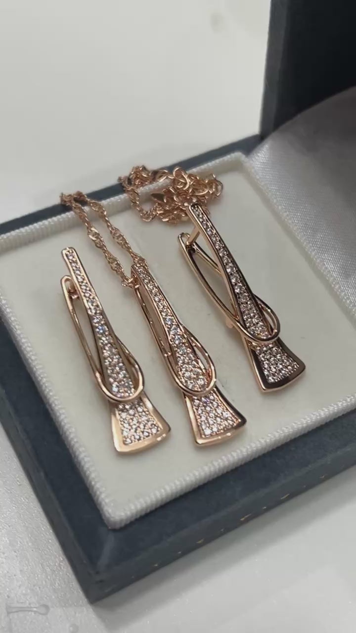 14k Rolled Gold jewelry set